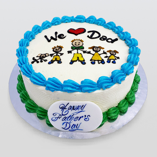 fathers day celebration cake