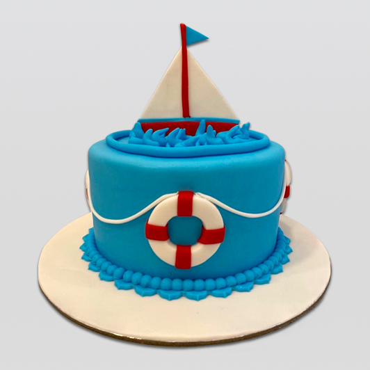 Sailboat birthday Cake
