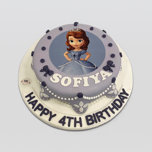 Sofia the First Birthday Cake