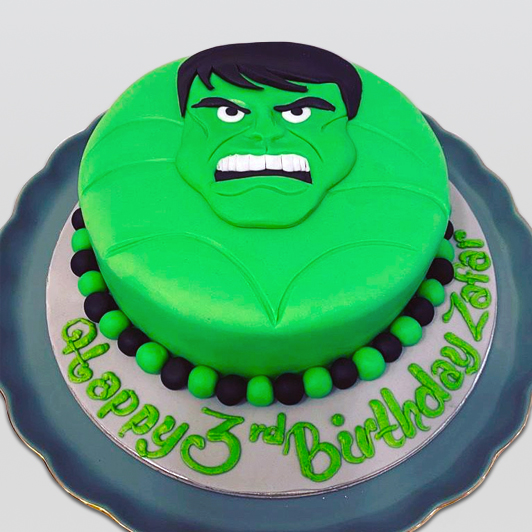 Hulk birthday Cake