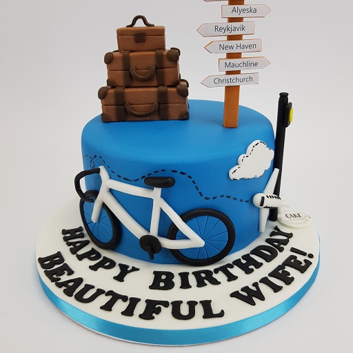 Travel Theme Birthday Cake – Sooperlicious Cakes