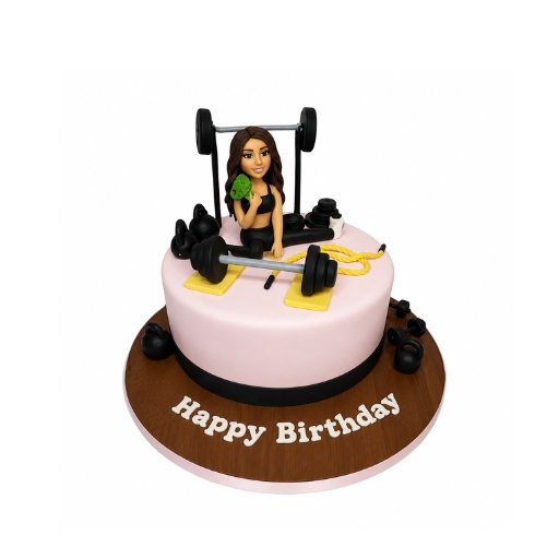 Gym Training Cake for her