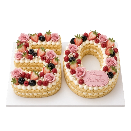 Number Cake Design