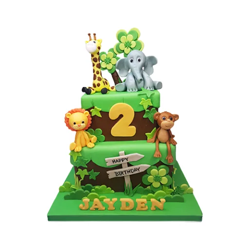 Animal Jungle Cake