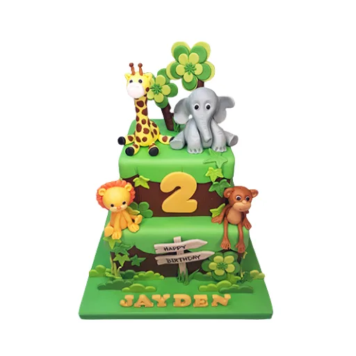 Animal Jungle Cake - Image 2