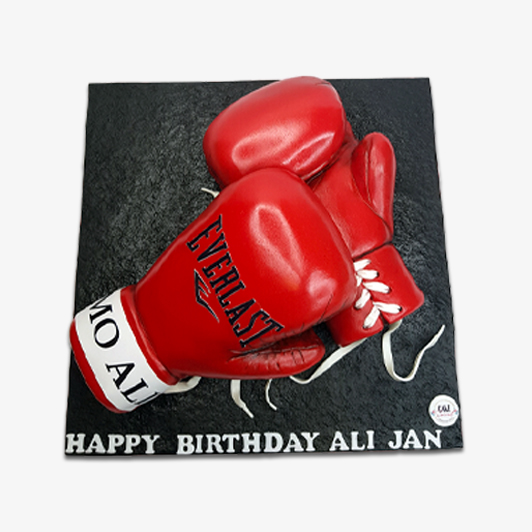Boxing Style Cake