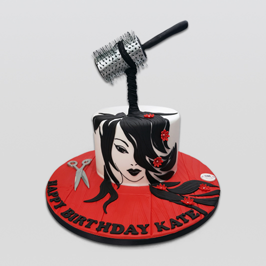 Hairdresser birthday Cake