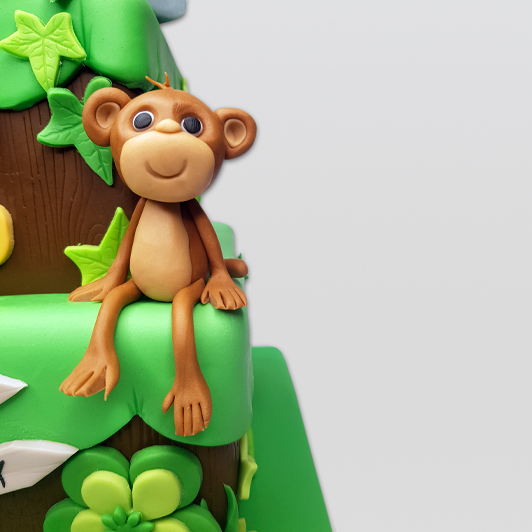 Animal Jungle cake