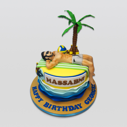 Custom Beach Cake