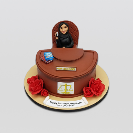 Girl At Desk - Cake Affair, cakes for every occasion
