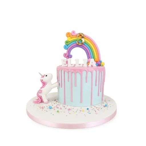 Rainbow Unicorn Sprinkles Cake
