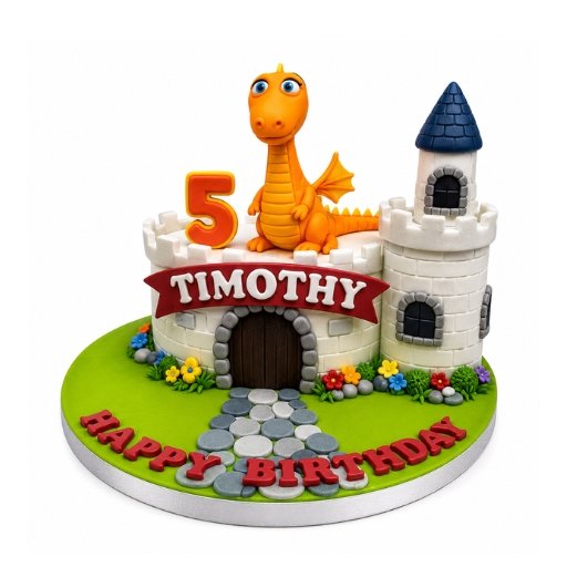 Dragon Castle Cake