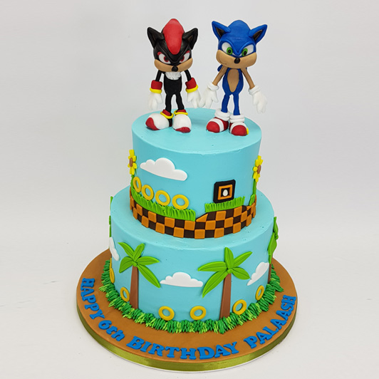 Sonic & Shadow Cake