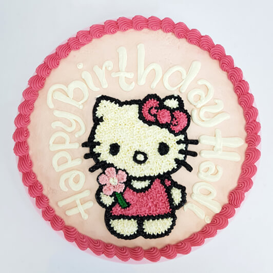 Pink Hello Kitty Cake & Cookies | Sarah's Sweets & Treats