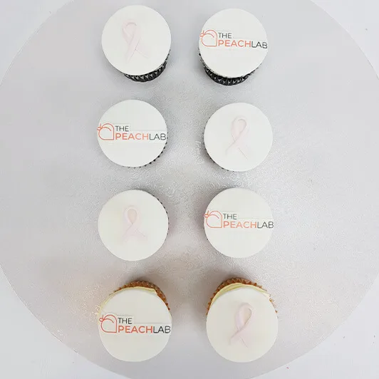 The Peach Lab + Breast Cancer Awareness Cupcakes - Image 2