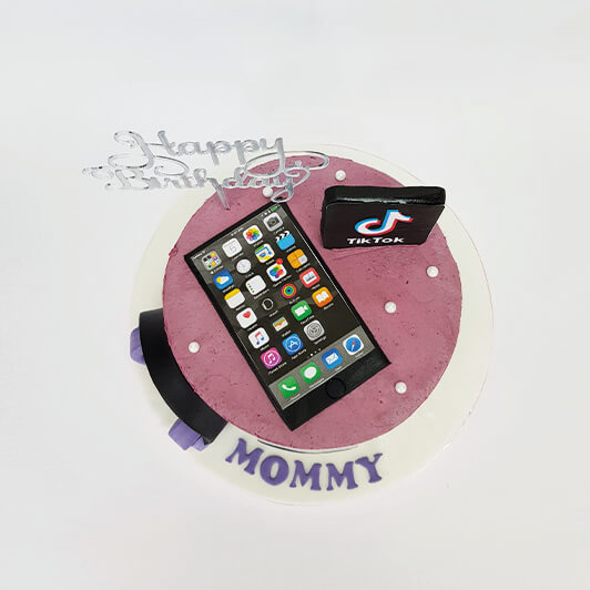 PHONE THEME CAKE - Blissful Delights