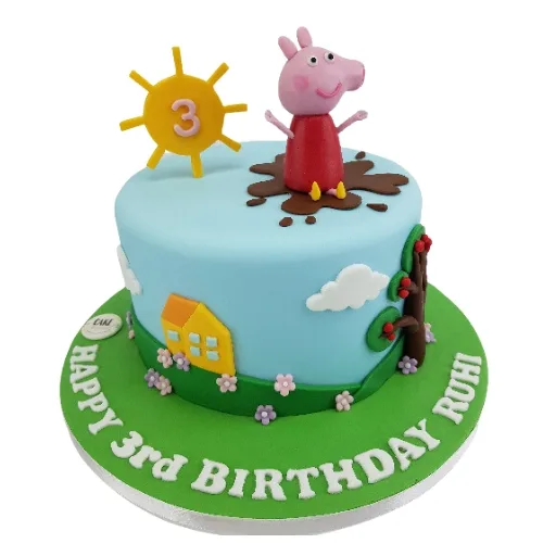 Peppa Pig Under The Sun Cake
