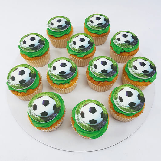 Football Cupcakes | Themed Cakes | Cake Social