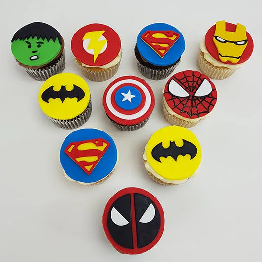 Superhero Cupcakes