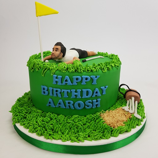 Funny Golfer Cake
