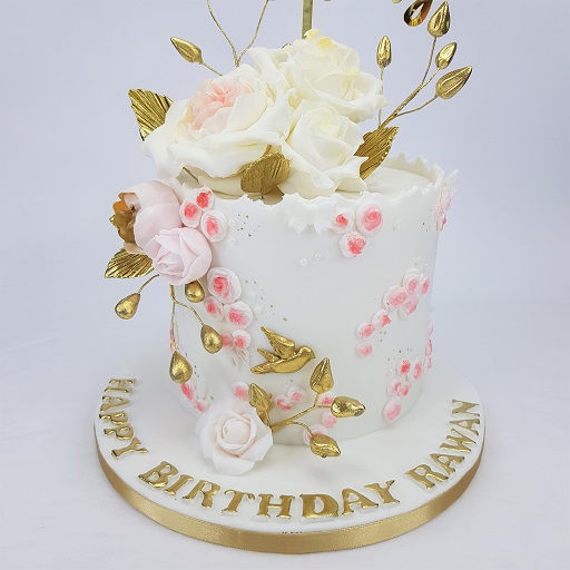 Birthday Wishes Flower Cake® Coastal