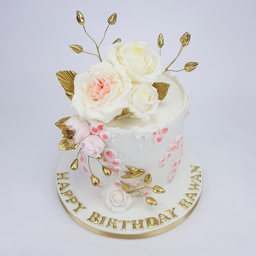 Floral Cake - 1117 – Cakes and Memories Bakeshop