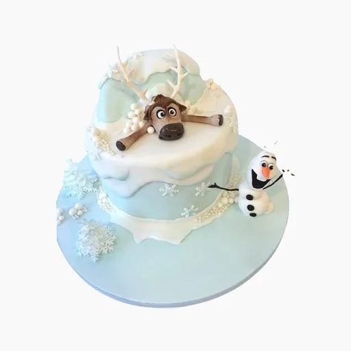 Sven And Olaf Cake