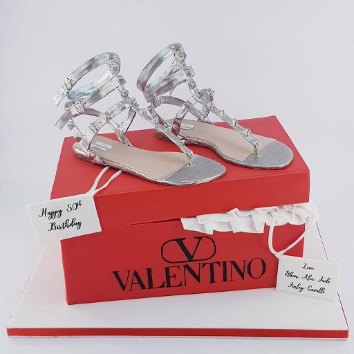 Valentino Roman Stud Sandals cake
