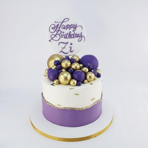 Simple Purple, Strawberry Topped... - Redgate's Confections | Facebook