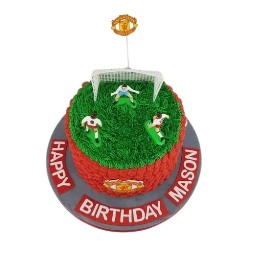 Manchester United Football buttercream cake - Image 2
