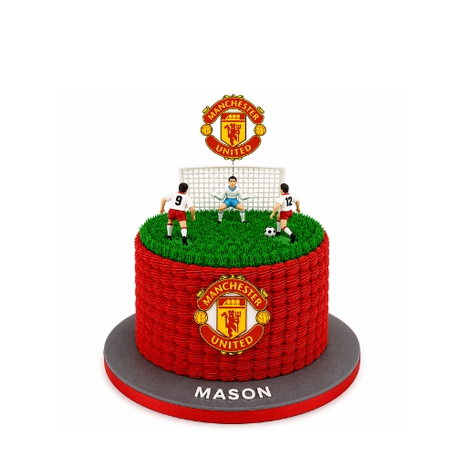 Manchester United Football buttercream cake