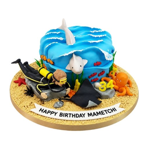 Diving cake