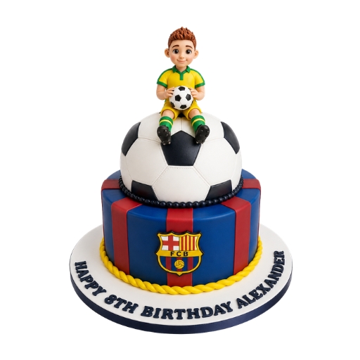 FC Barcelona Football cake