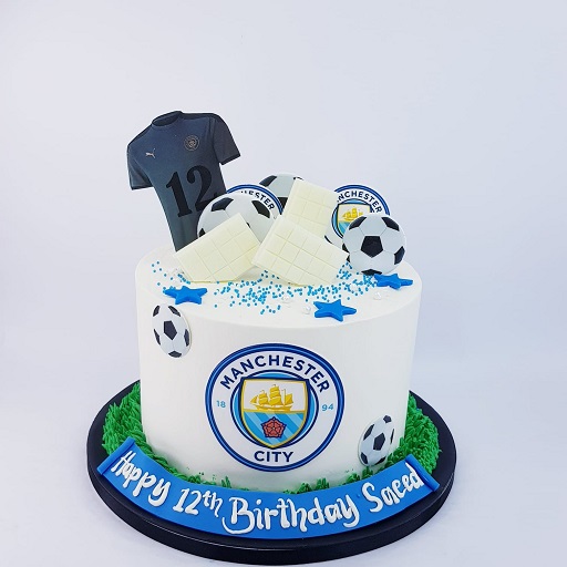 Manchester City Topper Cake - Yumbles.com
