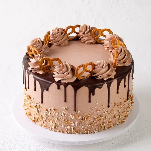 Nutella Pretzel Cake