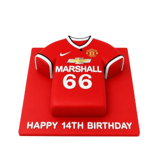 Manchester United Football Jersey cake