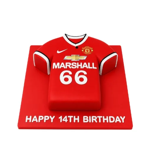 Manchester United Football Jersey cake