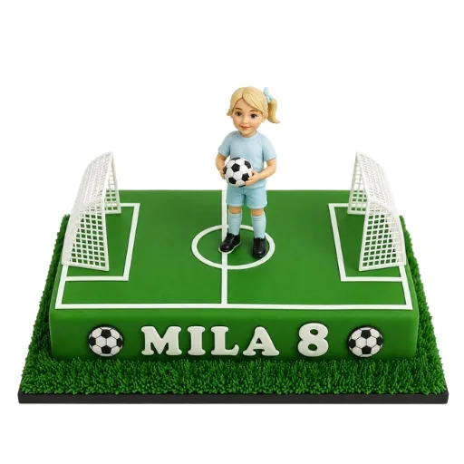 Football Field Cake