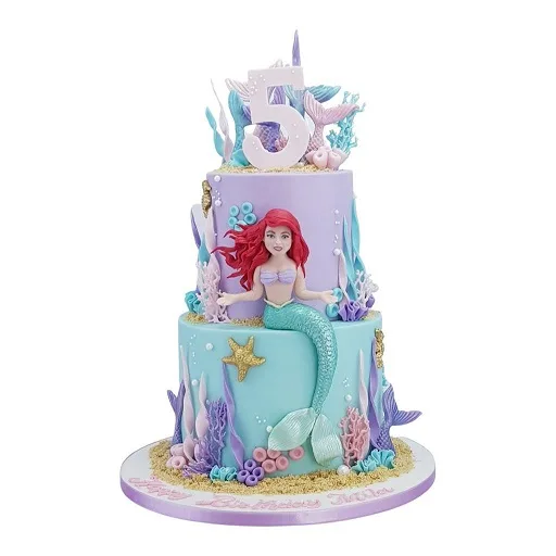 Under the sea mermaid cake
