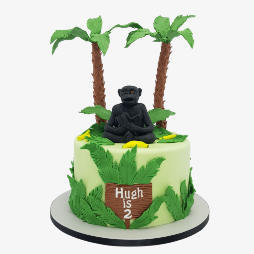 25 Gorilla Cake Design (Cake Idea) - October 2019 | Cool cake designs, Bear  birthday, Anniversary cake designs