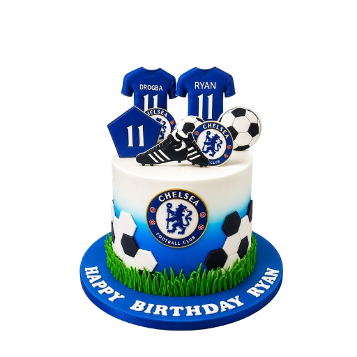 Chelsea FC Football Cake