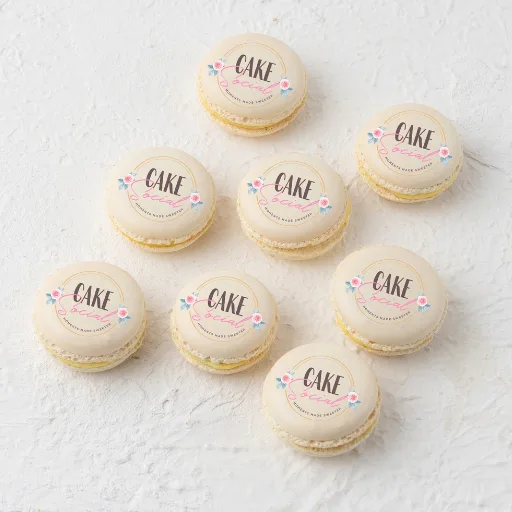 Corporate Logo Printed Macarons