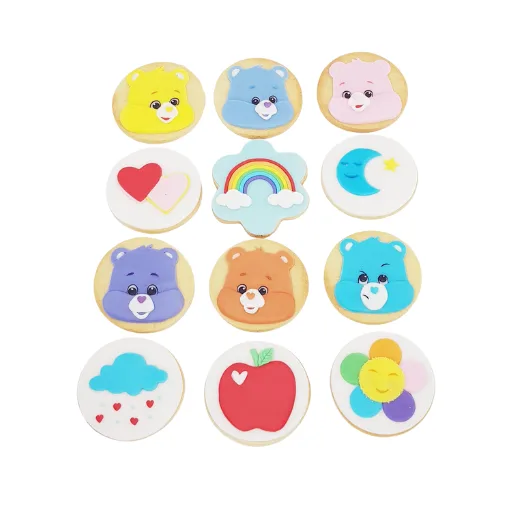 Care Bear Fondant Cookies