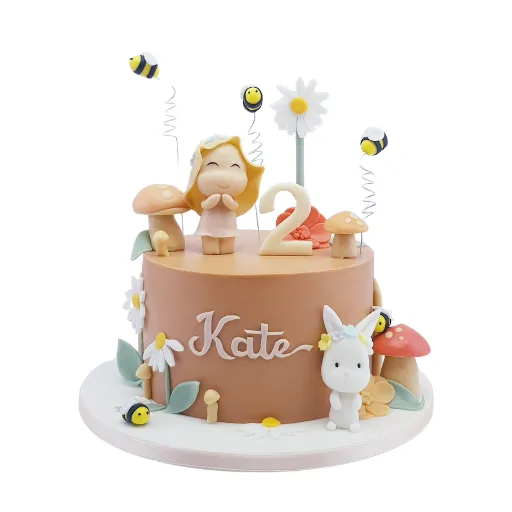 Whimsical Forest Cake