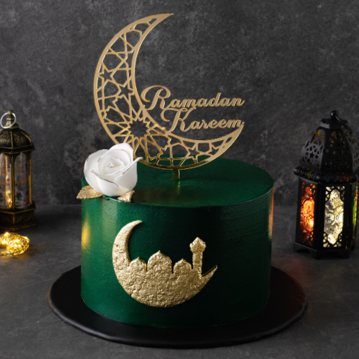 Emeral Green Ramadan Cake