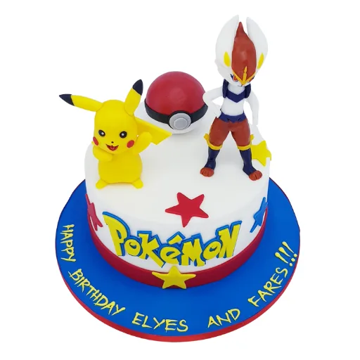 Pikachu and Cinderace Cake - Image 2