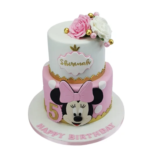 2 Tier Minnie Mouse Cake