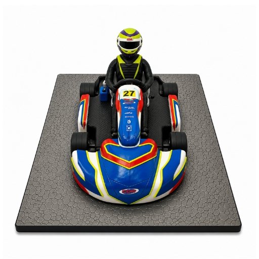 3D Go Kart Cake