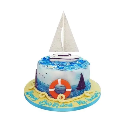 Sailing Boat Cake