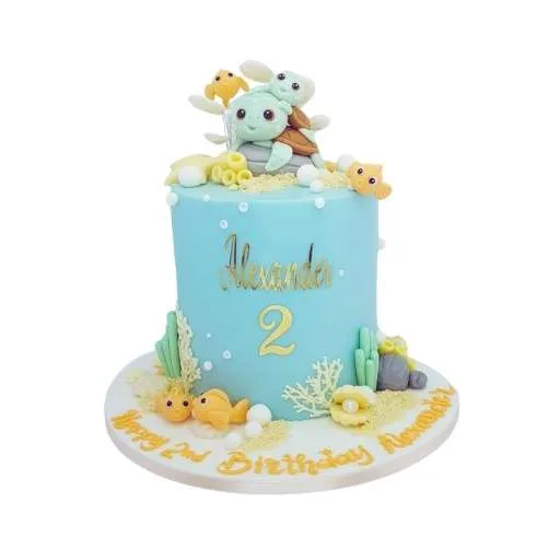 Turtles Cake
